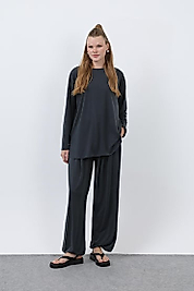 Kadın Oversize Viskon Relax Takım